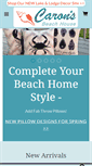 Mobile Screenshot of caronsbeachhouse.com